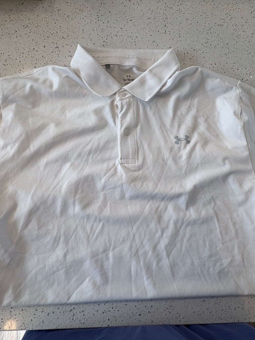 White Under Armour Polo
